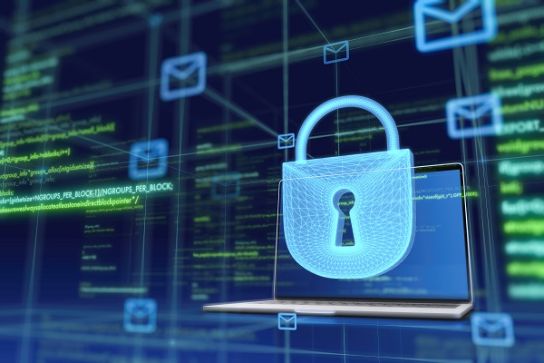 Digital picture of a lock